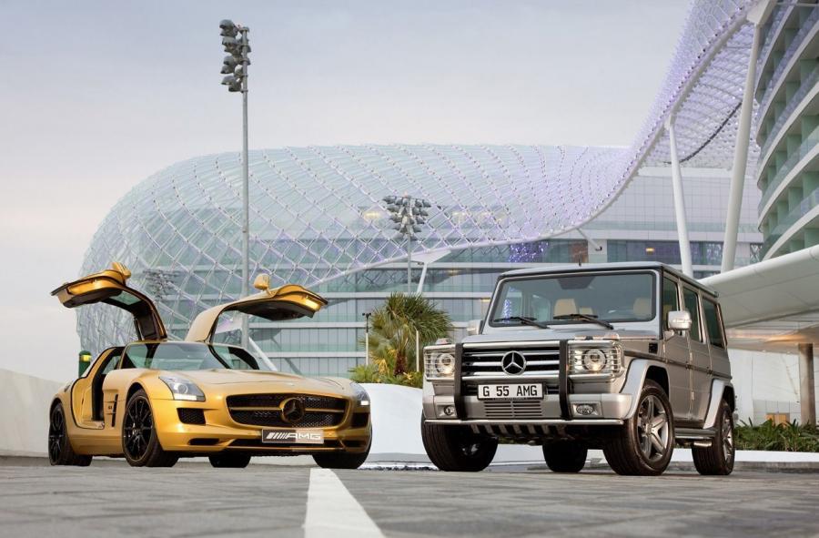  Mercedes-Benz SLS AMG Desert Gold 2010 года  (фото 6 из 29)